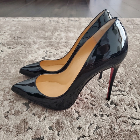 Christian Louboutin So Kate Pointed Toe Pump in Black Size 37 - Picture 5 of 9